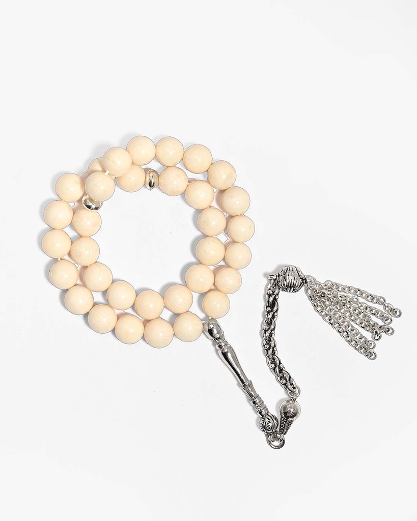 natural coral rosary ROS5548WH