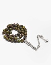Luxury rosary with dragon blood stone ROS5540GN