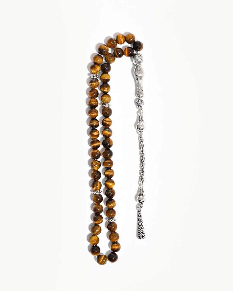 Tiger's eye honey rosary ROS5534BN
