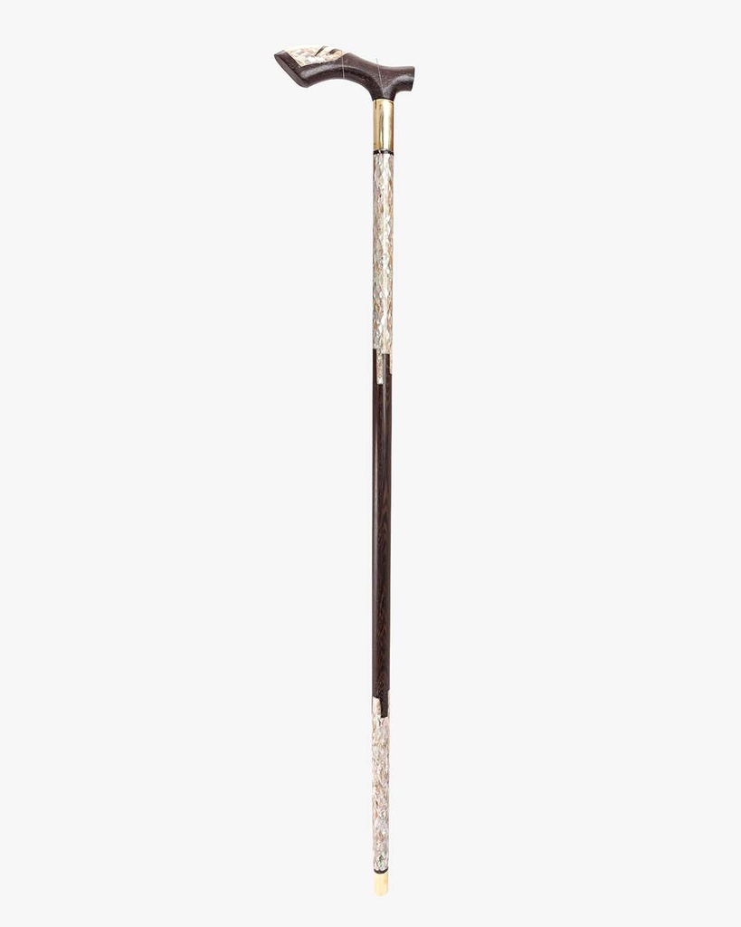 Wenge wood walking stick CAN1040