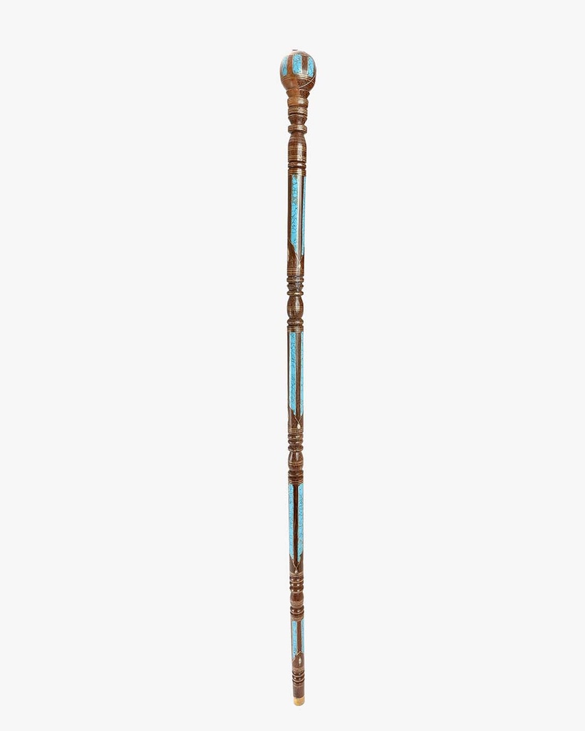 Teakwood walking stick CAN1017