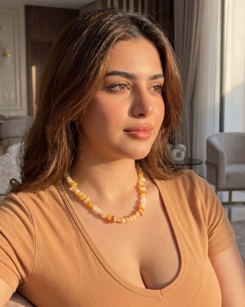 عقد نسائي حجر افينتورين جملي
