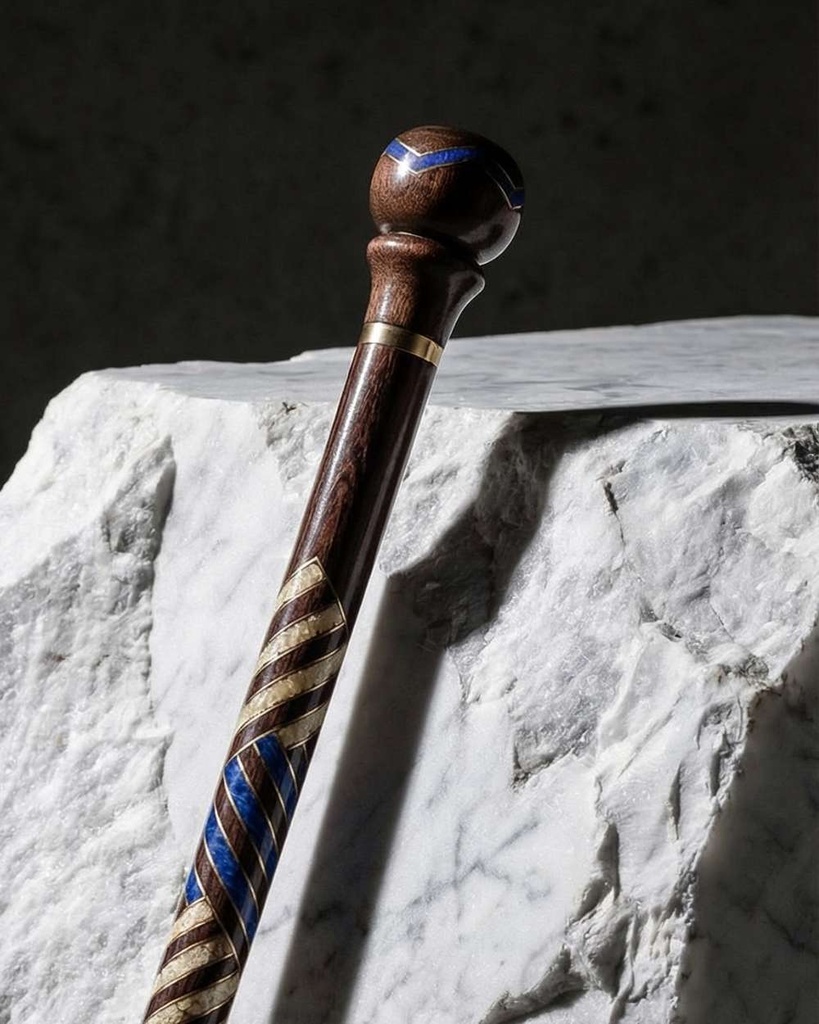 Natural Venge wood crutch stick CAN649