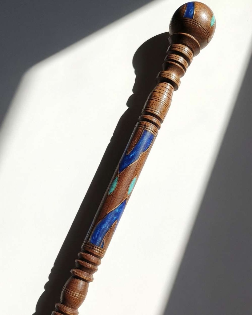 Teakwood walking stick CAN1015