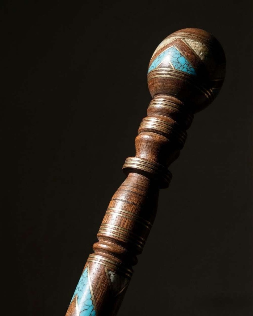Teakwood walking stick CAN1016