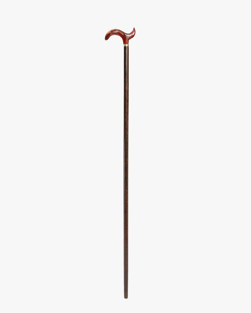 Wenge wooden walking stick CAN1043