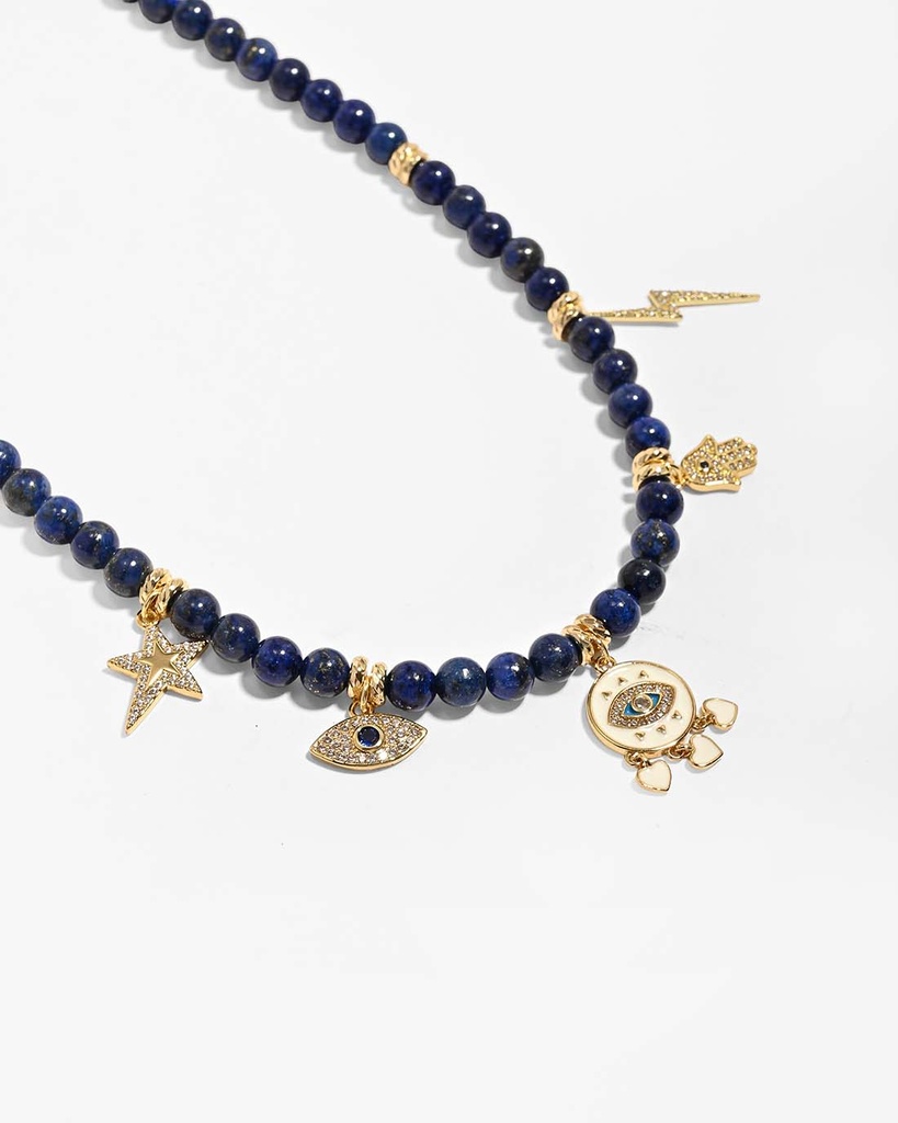 Lapis lazuli necklace WNEC342BL