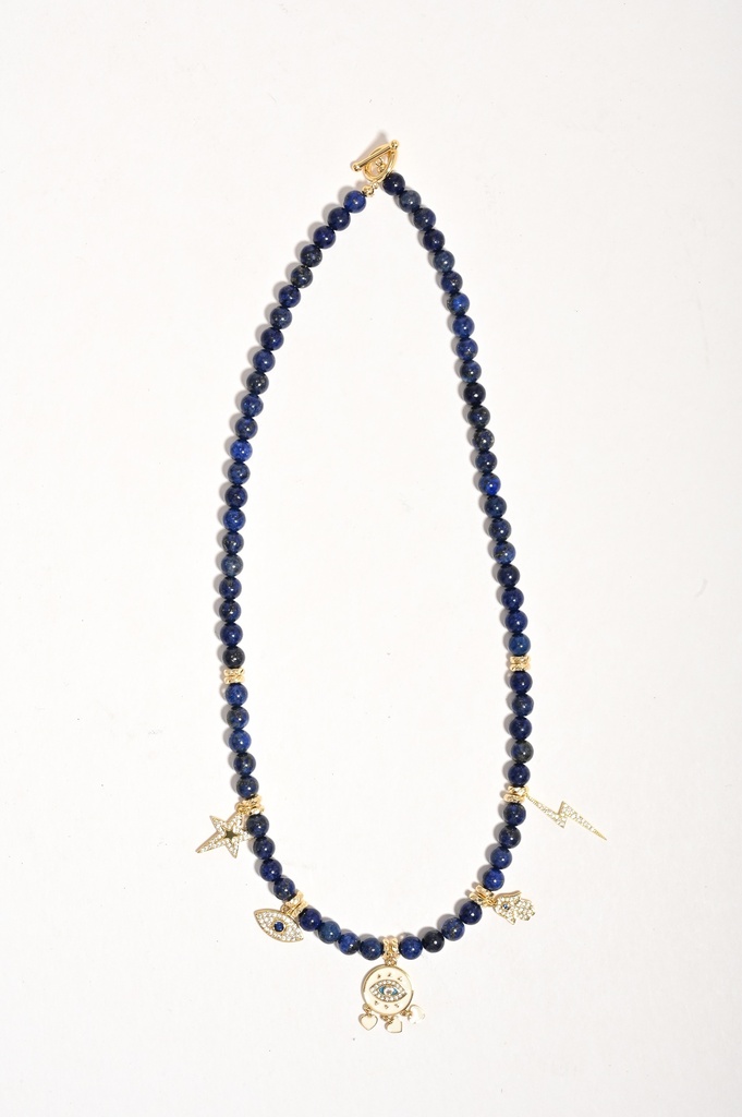Lapis lazuli necklace WNEC342BL