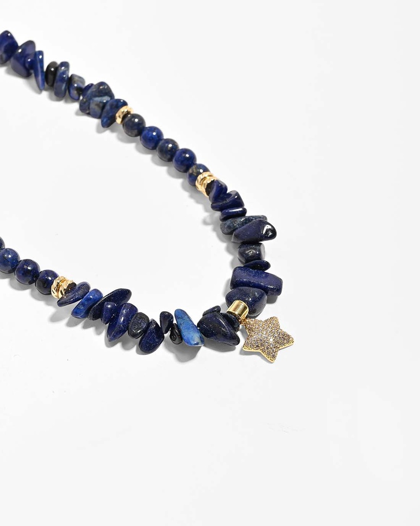 Lapis lazuli necklace WNEC343BL