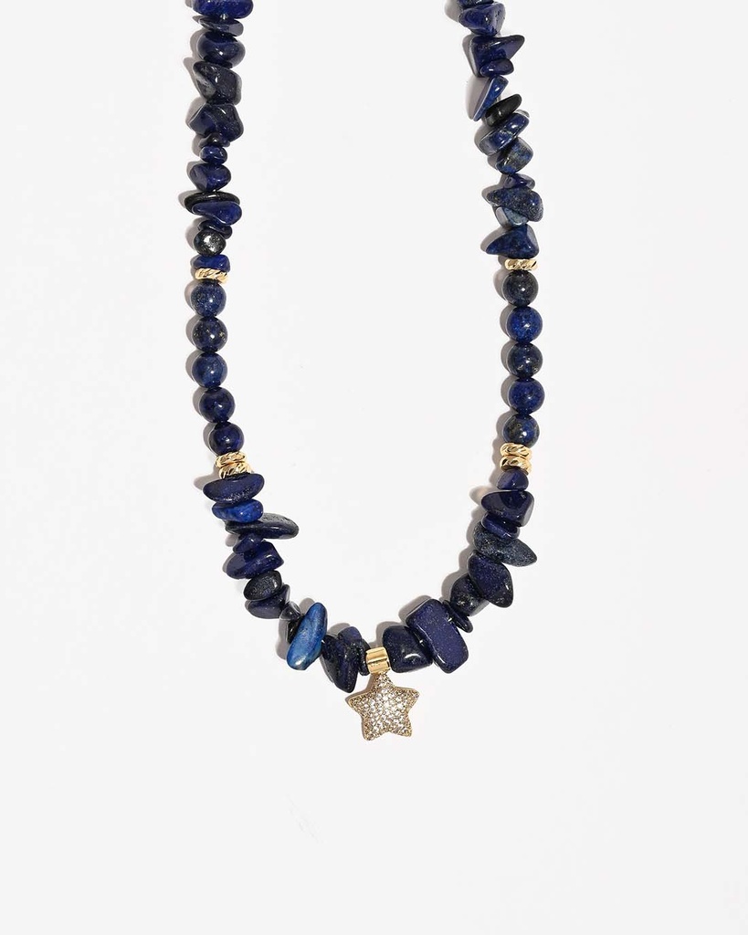 Lapis lazuli necklace WNEC343BL