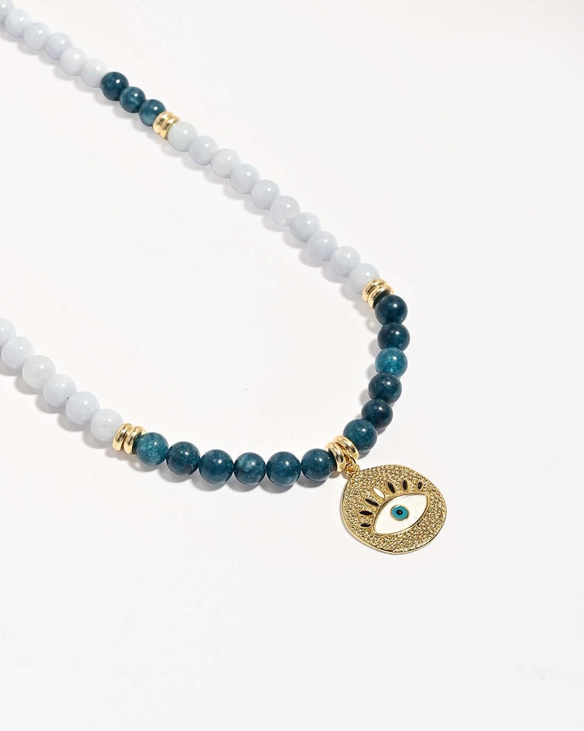 Peridot stone necklace WNEC341MC