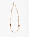 Agate stone necklace WNEC344MC