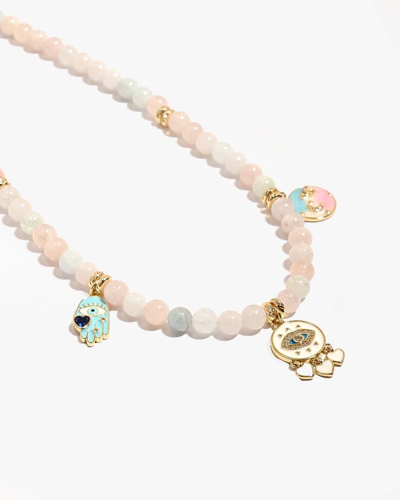 Amazonite stone necklace WNEC345MC