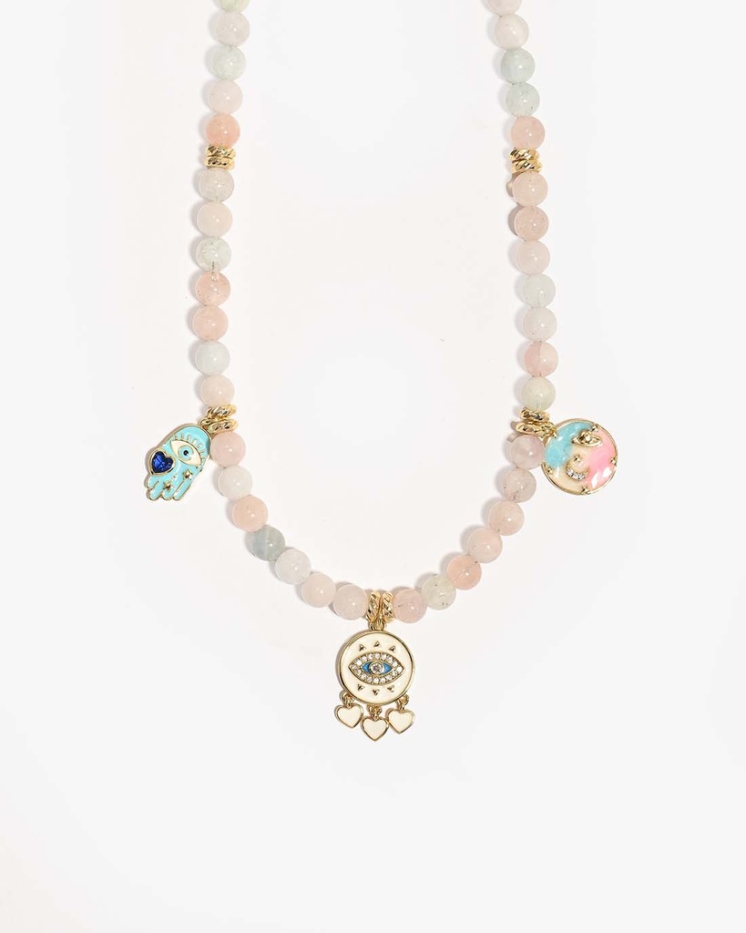 Amazonite stone necklace WNEC345MC