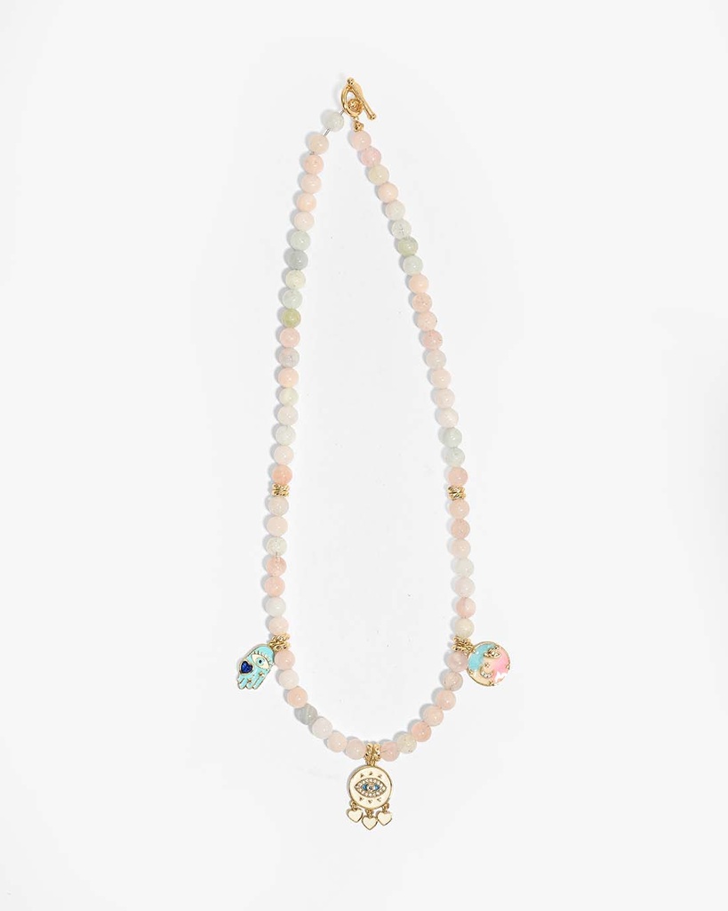 Amazonite stone necklace WNEC345MC