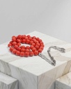 natural coral rosary ROS5550RD