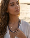 Blue lapis lazuli necklace WNEC260BL