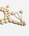 Authentic Natural Ivory Silver 925 Prayer Beads 33 Beads