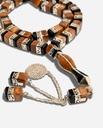 Natural Yusr and Cocu 33-Bead Prayer Beads with 925 Silver