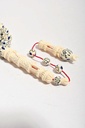 Natural Ivory 99 Names of Allah Prayer Beads 33 Count Handcrafted