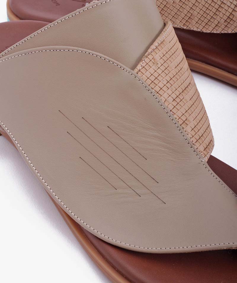 نعال شرقي زبيري جلد طبيعي