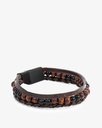 Hand bracelet brown for a man BRA709BN