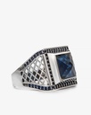 Blue Stone Men Silver Ring RING015BL