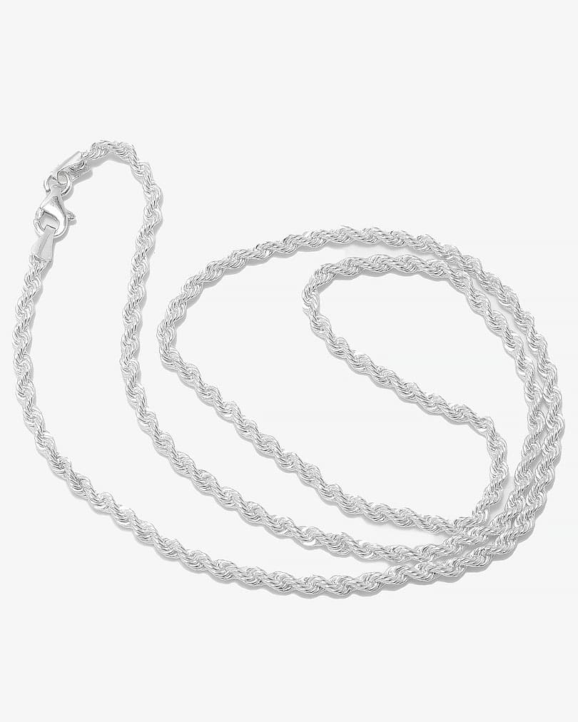 Men silver necklace NEC011SV