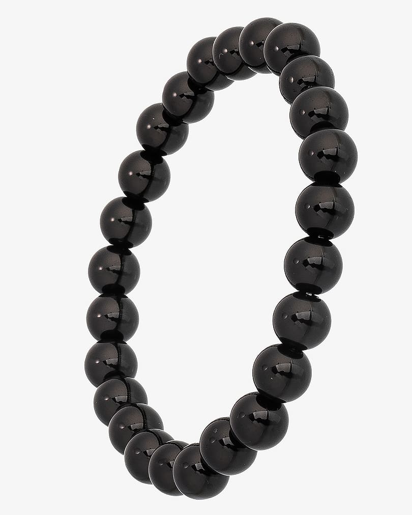 Hand bracelet black for a man BRA031BK