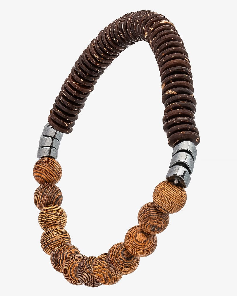 Hand bracelet wood for man BRA042BN