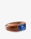 Cook blue stone men ring RING723BL