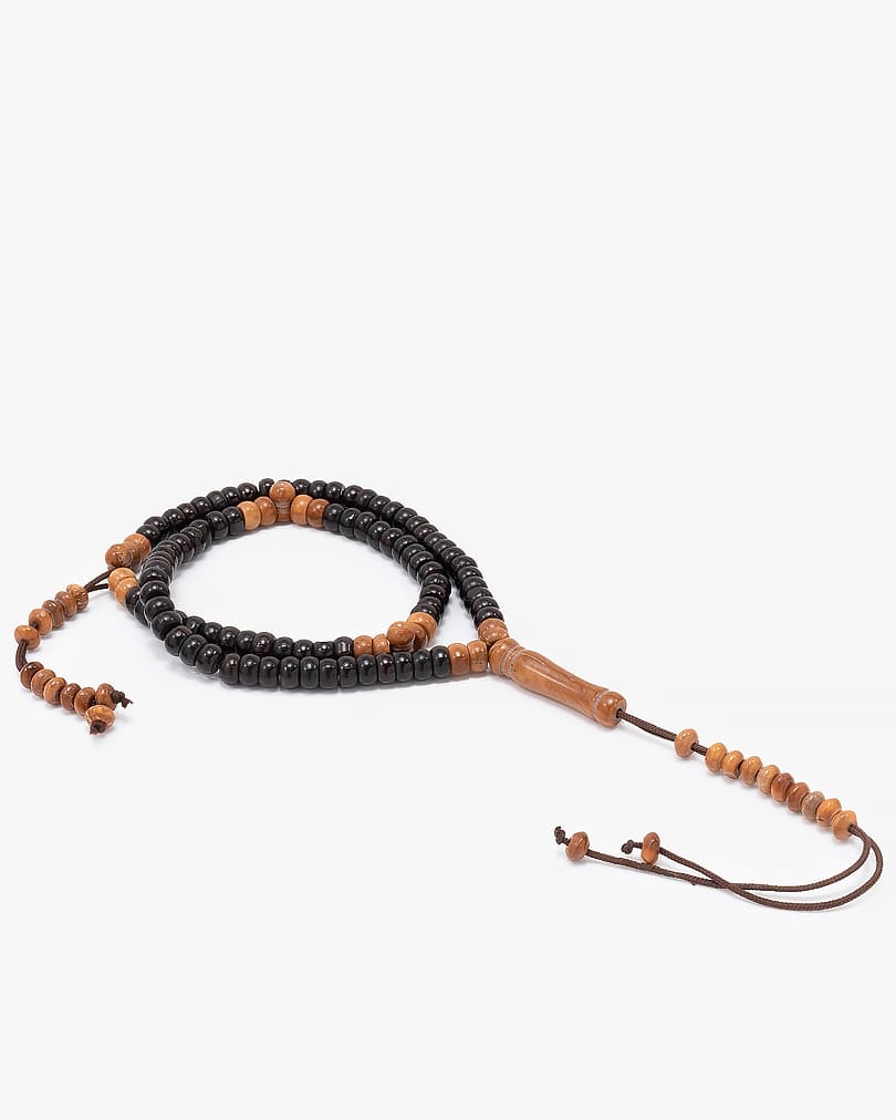 سبحة كوك بلونين عودي وبني فاخر