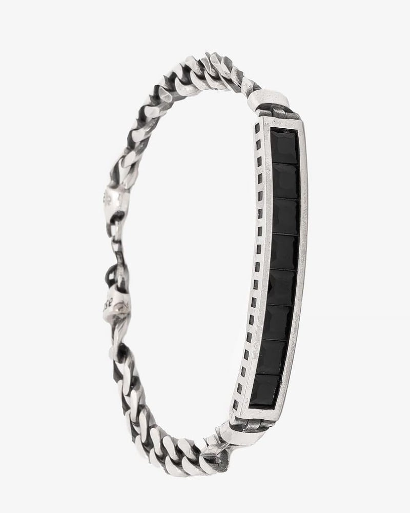 سوار معصم فضة 925 مزين بحجر اونكس