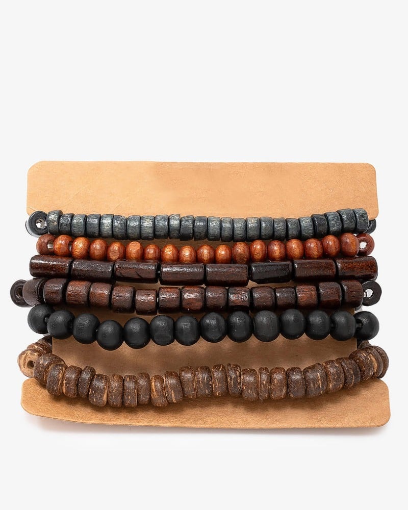 مجموعة 6 قطع اسوار خشبية رجالية انيقة