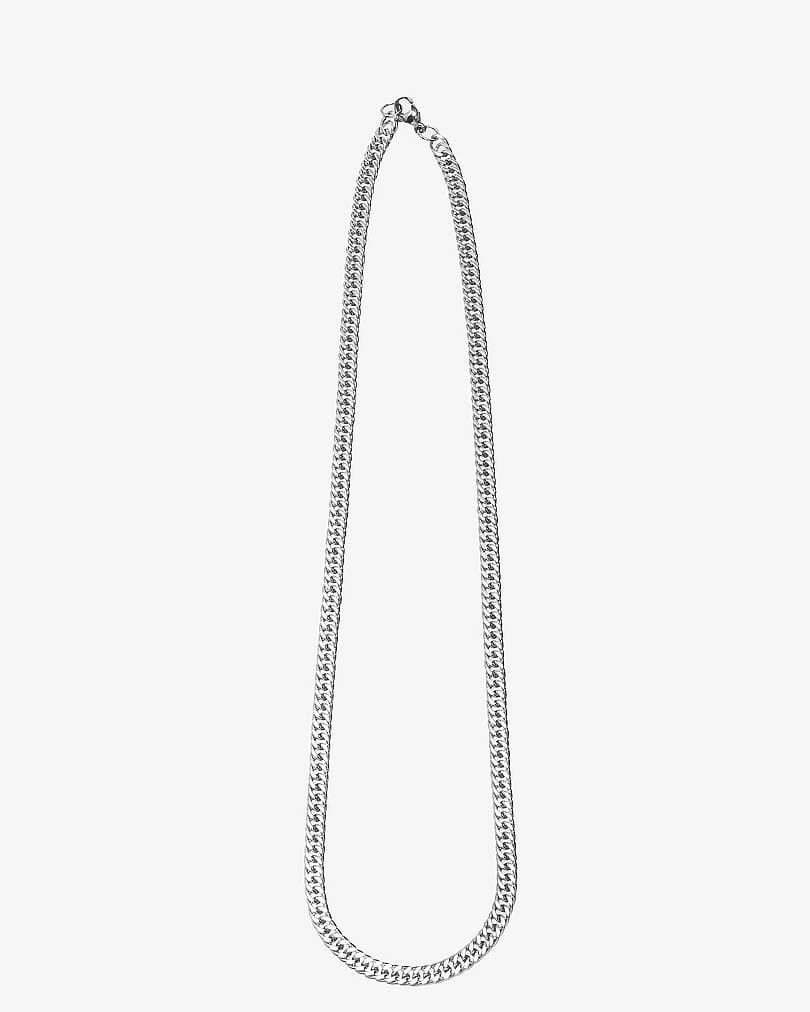 Men stainlees steel necklace NEC403SV