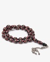 Cook wood rosary silver ROS5145MC