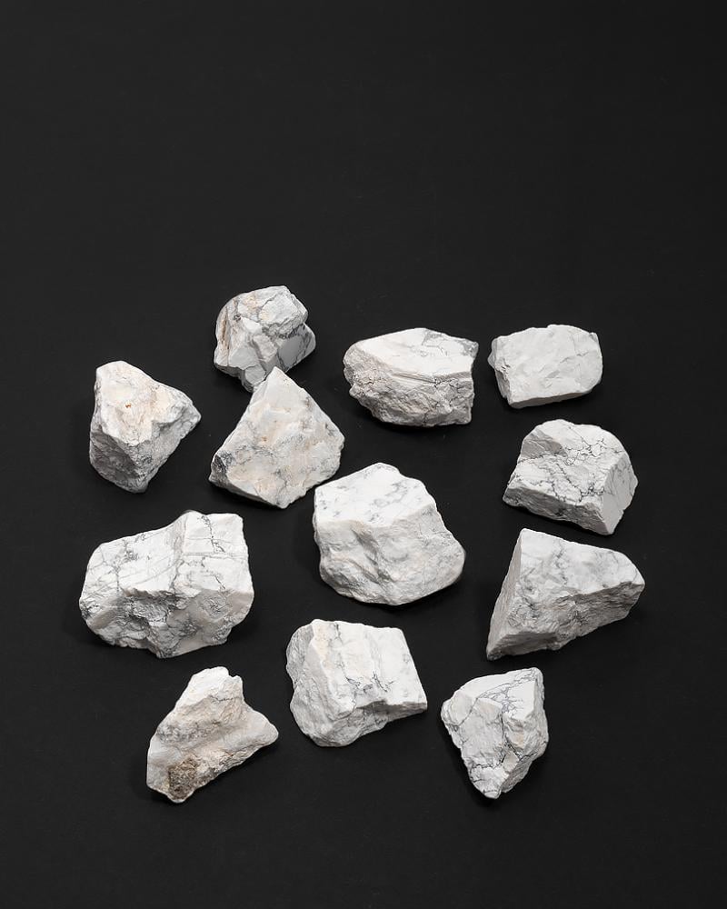 حجر هولايت ابيض طبيعي خام