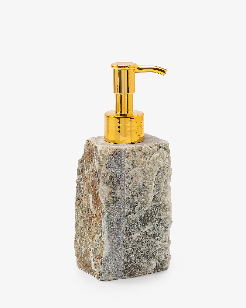 Aventurine Stone Lotion Dispenser ACC043GN
