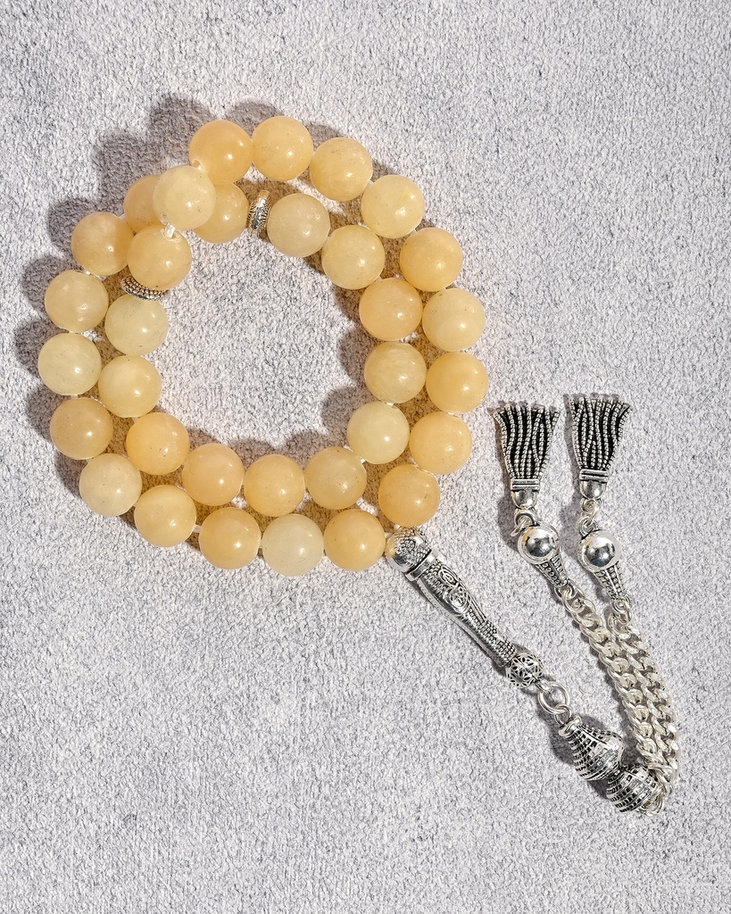 سبحة حجر افينتورين طبيعي ROS8080BG