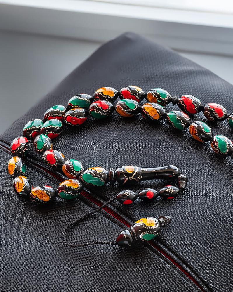 Kok rosary engraved in pure silver ROS5293MC