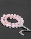 Luxurious silver rose stone and white quartz ROS3111MC
