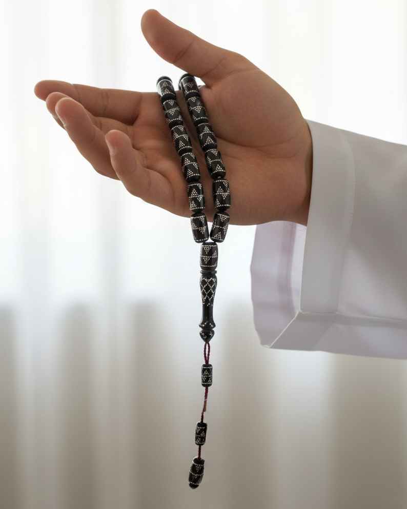 Natural coke rosary ROS5312BK