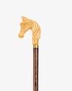 عصا عكاز راس الحصان خشب فينجي طبيعي