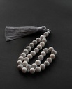 White buffalo stone rosary (howlite)