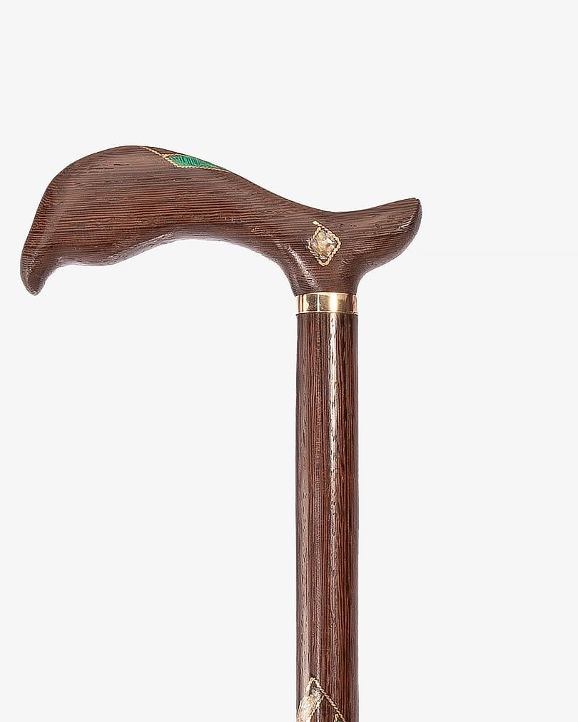 Natural Venge wood crutch stick CAN630