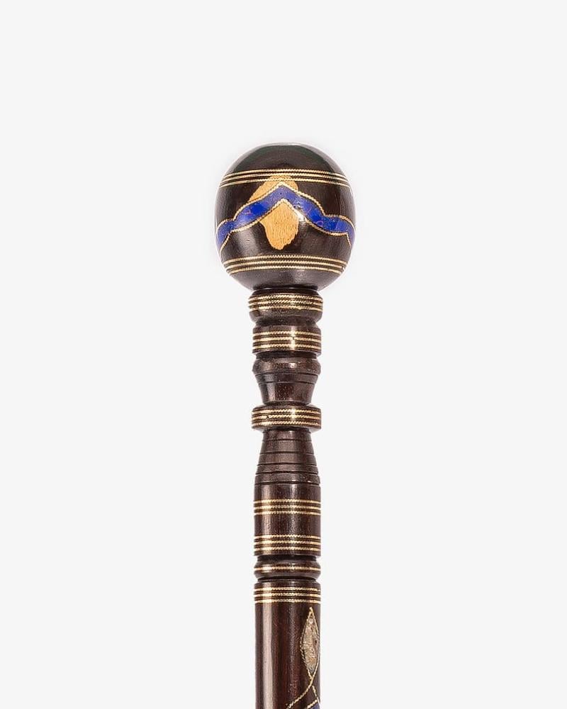 Natural ebano wood crutch stick CAN656