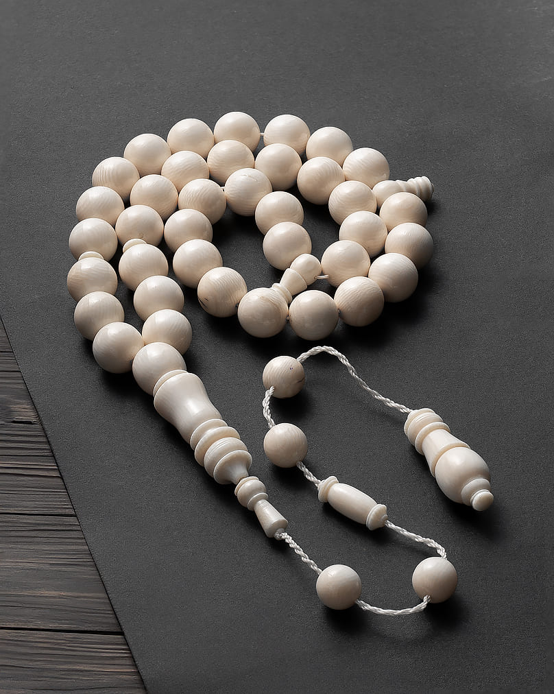 Rare ivory rosary  ROS5378WH