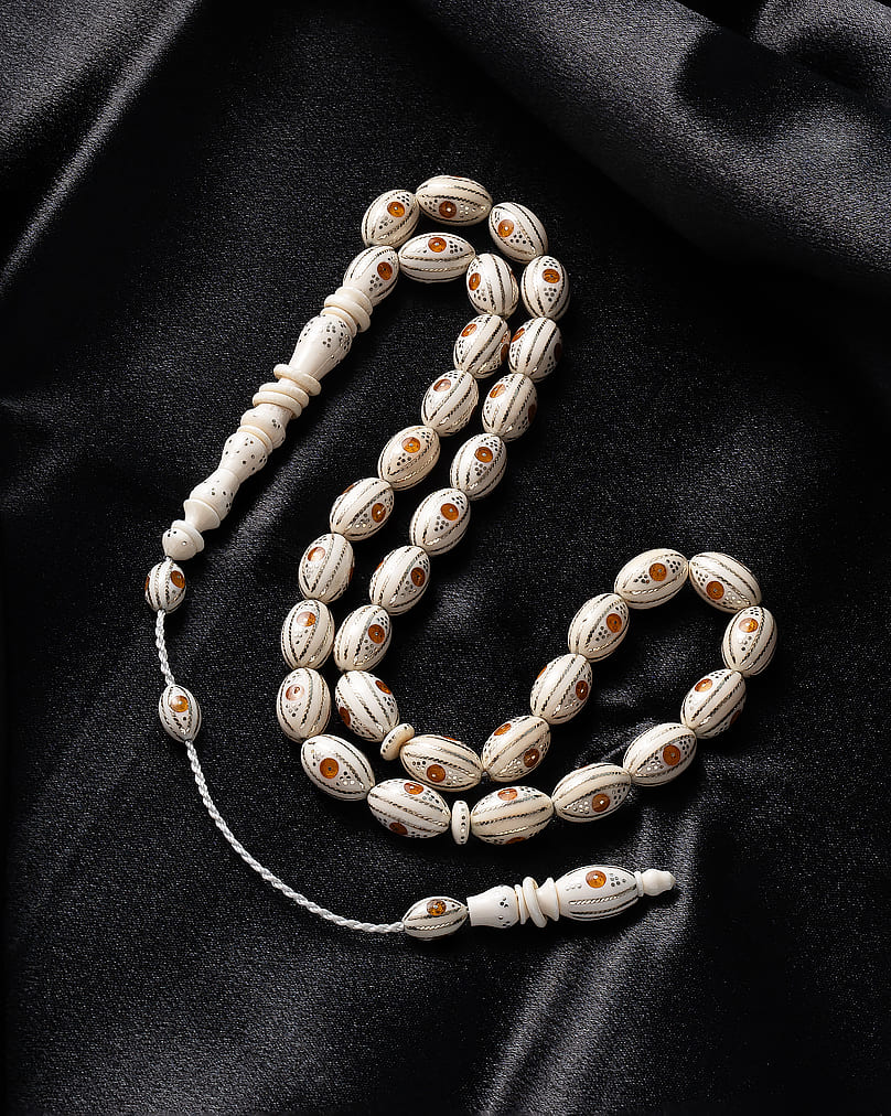 Rare ivory rosary  ROS5371WH