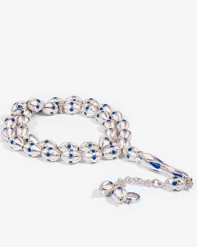 Italian mirror rosary ROS8422BL