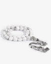 Howlite White Stone Rosary ROS8126WH
